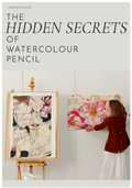 Cover image of The Hidden Secrets of Watercolour Pencil guide"
"Example of blending technique from watercolour pencil PDF
